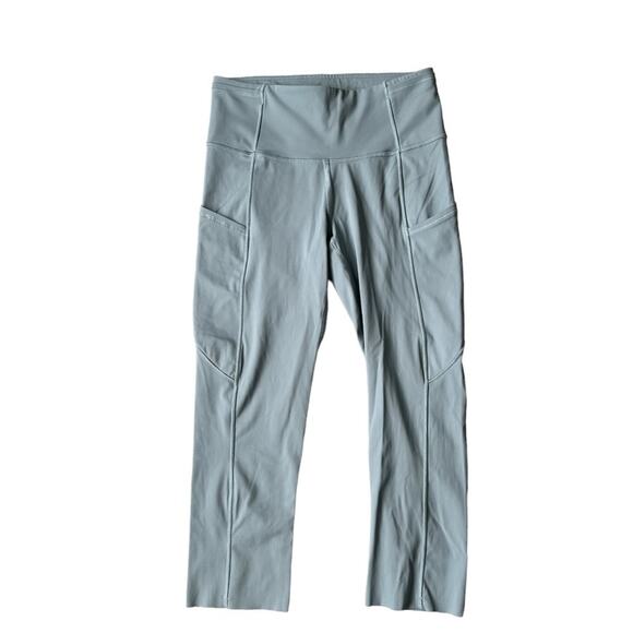 Lululemon Fast and Free Crop II 19" Blue Cast - Picture 5 of 8